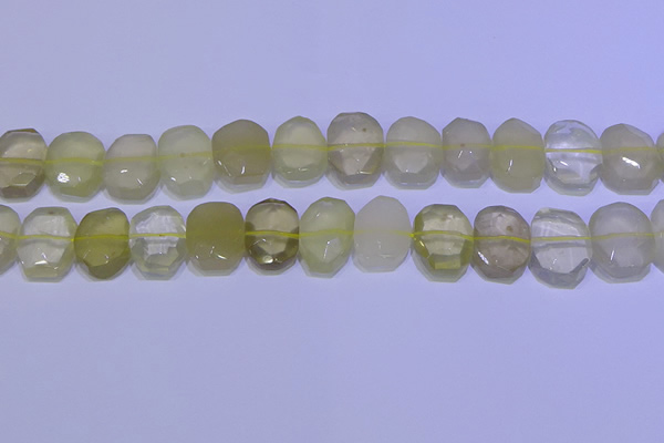CNG6304 15.5 inches 13*18mm - 15*20mm faceted freeform lemon quartz beads