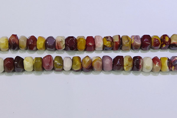 CNG6384 15.5 inches 6*14mm - 8*14mm nuggets mookaite beads