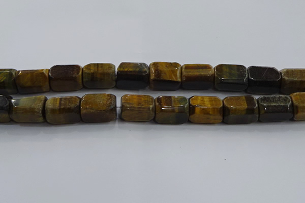 CNG6426 15.5 inches 15*20mm faceted nuggets blue tiger eye beads