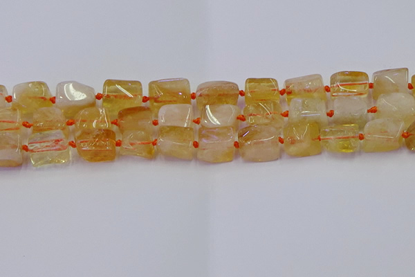 CNG6804 15.5 inches 8*12mm - 10*16mm nuggets citrine beads