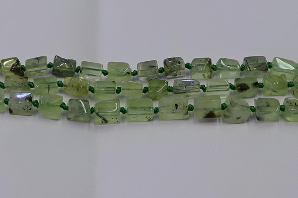 CNG6809 15.5 inches 5*8mm - 8*12mm nuggets prehnite beads