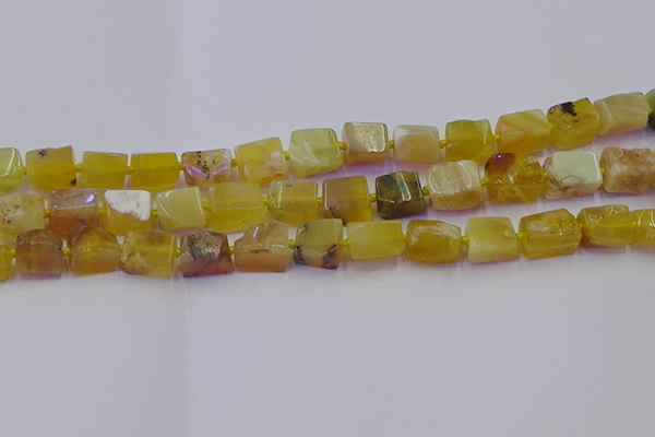 CNG6812 15.5 inches 5*8mm - 8*12mm nuggets yellow opal beads