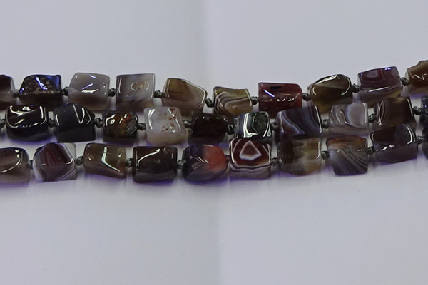 CNG6816 15.5 inches 8*12mm - 10*16mm nuggets botswana agate beads