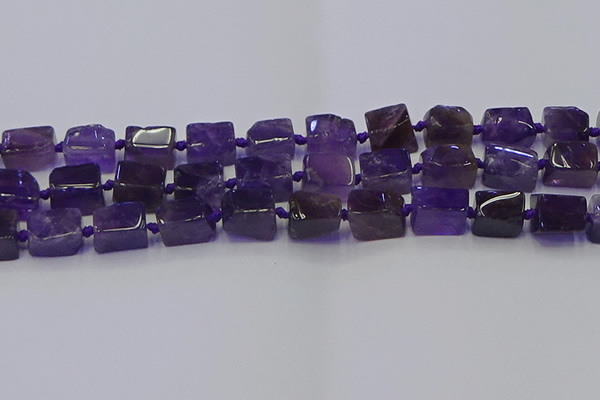 CNG6819 15.5 inches 8*12mm - 10*16mm nuggets amethyst beads