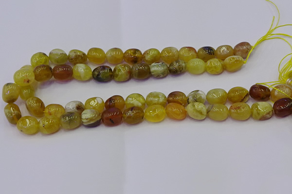 CNG6881 15.5 inches 12*16mm - 13*18mm nuggets yellow opal beads