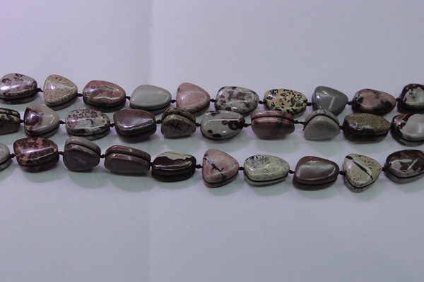 CNG698 15.5 inches 13*18mm - 15*16mm freeform artistic jasper beads