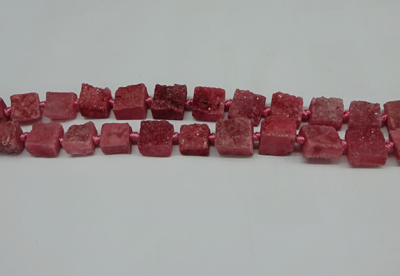 CNG7004 15.5 inches 14mm - 16mm freeform druzy agate beads