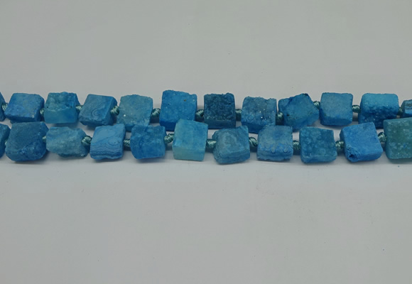 CNG7005 15.5 inches 14mm - 16mm freeform druzy agate beads