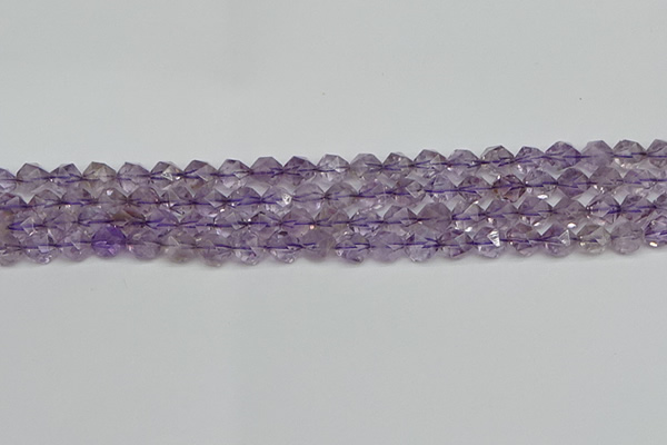 CNG7215 15.5 inches 6mm faceted nuggets amethyst beads wholesale