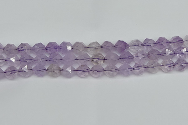 CNG7218 15.5 inches 12mm faceted nuggets amethyst beads wholesale