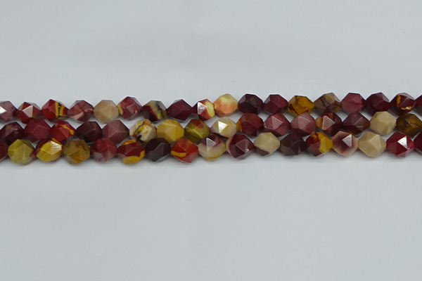 CNG7426 15.5 inches 8mm faceted nuggets mookaite beads