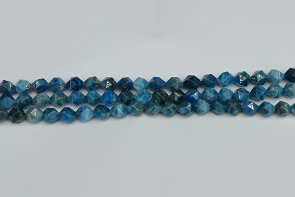 CNG7430 15.5 inches 6mm faceted nuggets apatite gemstone beads