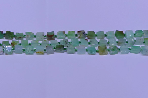 CNG7548 6*8mm - 10*12mm freeform Australia chrysoprase beads