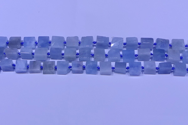 CNG7551 15.5 inches 12*14mm - 14*15mm freeform aquamarine beads