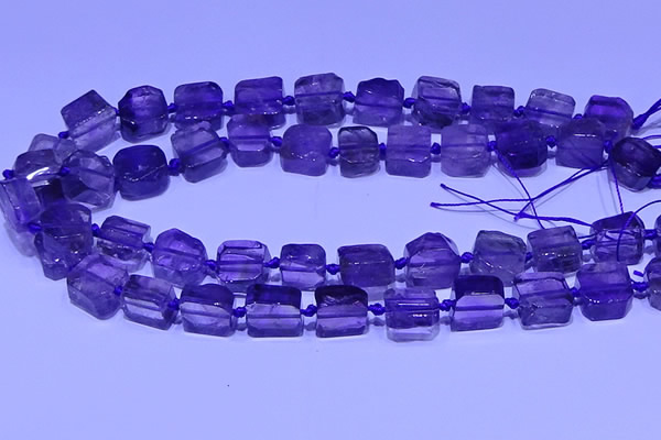 CNG7601 15.5 inches 10*12mm - 12*14mm freeform amethyst beads