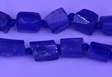 CNG7644 15.5 inches 5*6mm - 6*8mm nuggets blue kyanite beads
