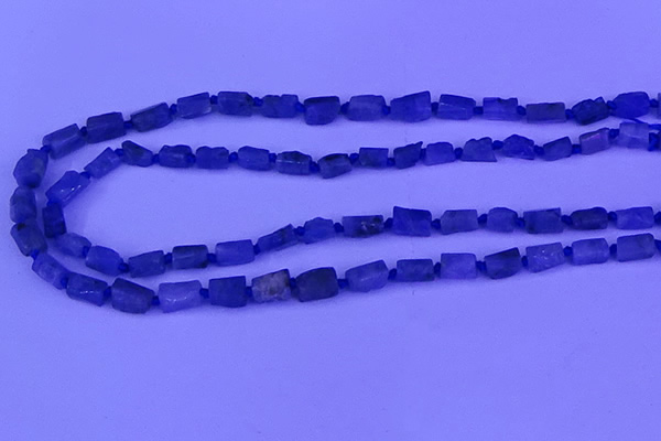 CNG7645 15.5 inches 5*6mm - 6*8mm nuggets tanzanite beads