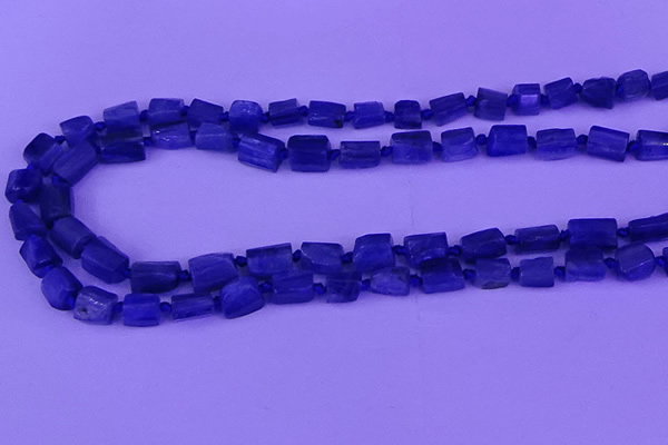 CNG7646 15.5 inches 5*7mm - 8*10mm nuggets blue kyanite beads