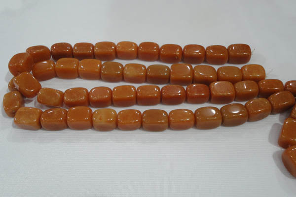 CNG768 15.5 inches 13*18mm nuggets red aventurine beads wholesale