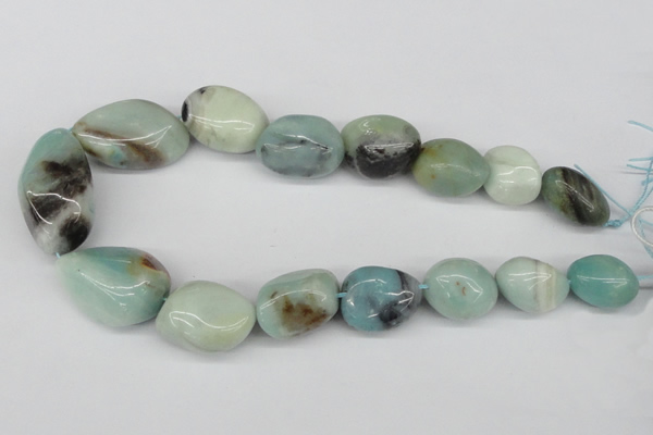 CNG78 15.5 inches 13*18mm - 25*35mm nuggets amazonite gemstone beads