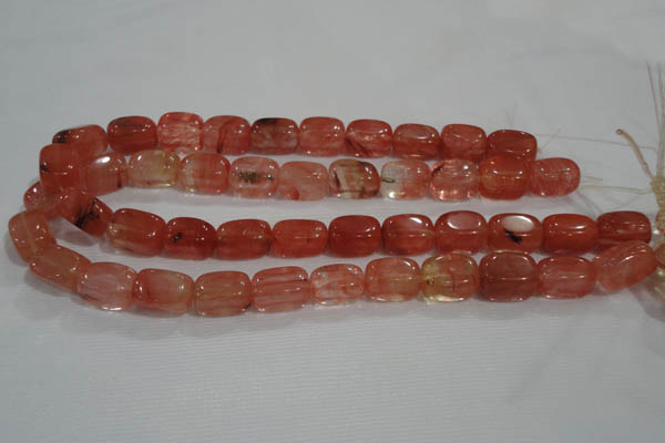 CNG783 15.5 inches 13*18mm nuggets cherry quartz beads wholesale