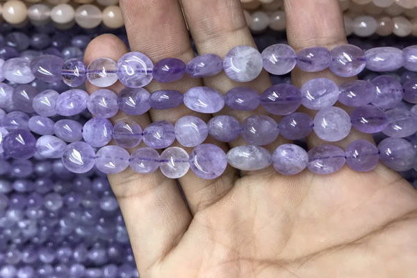 CNG8031 15.5 inches 8*10mm nuggets lavender amethyst beads