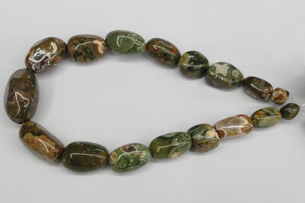 CNG81 15.5 inches 10*20mm - 20*35mm nuggets rhyolite gemstone beads
