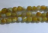 CNG8131 15.5 inches 8*12mm nuggets striped agate beads wholesale