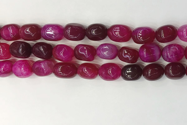 CNG8207 15.5 inches 12*16mm nuggets agate beads wholesale