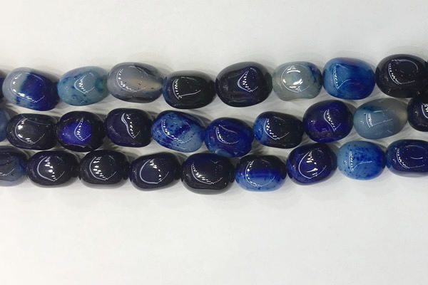CNG8212 15.5 inches 12*16mm nuggets agate beads wholesale