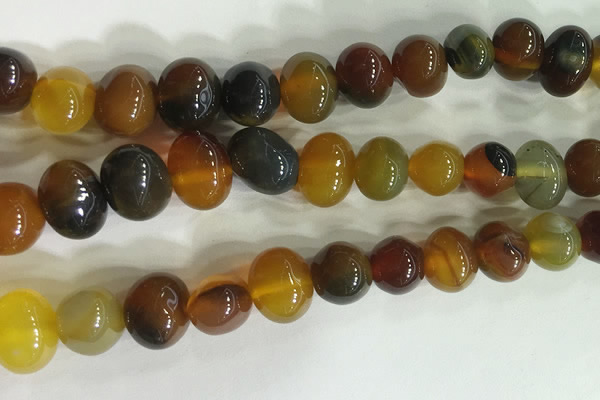 CNG8336 15.5 inches 10*12mm nuggets agate beads wholesale