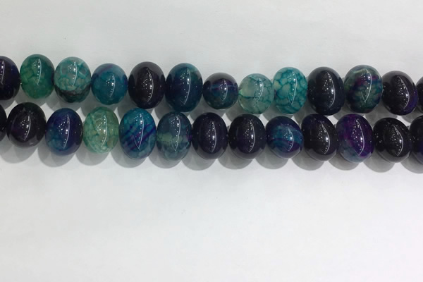 CNG8375 15.5 inches 12*16mm nuggets agate beads wholesale