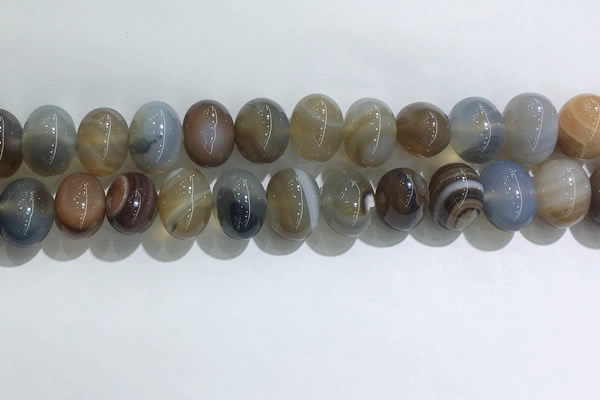 CNG8387 15.5 inches 12*16mm nuggets striped agate beads wholesale