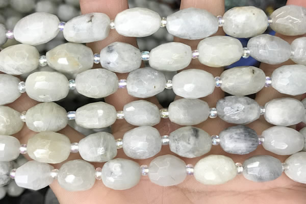 CNG8531 15.5 inches 9*12mm - 10*14mm faceted nuggets aquamarine beads