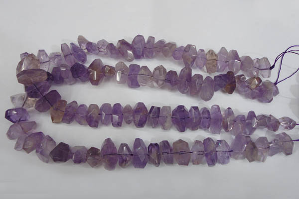 CNG861 15.5 inches 10*14mm – 13*20mm faceted nuggets amethyst beads