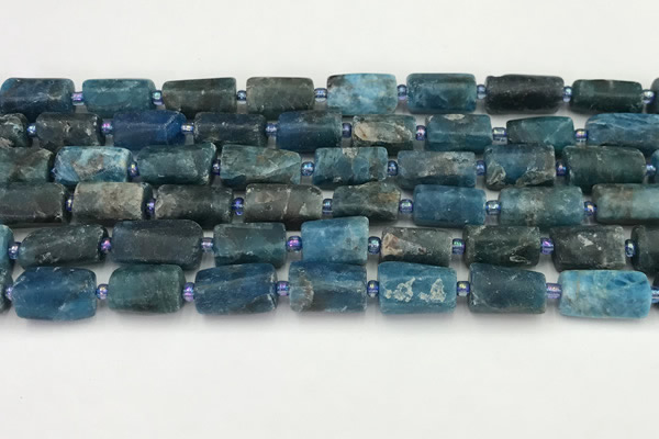 CNG8864 15.5 inches 8*12mm - 10*16mm nuggets matte apatite beads