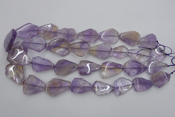 CNG890 15.5 inches 15*20mm – 20*30mm freeform ametrine beads