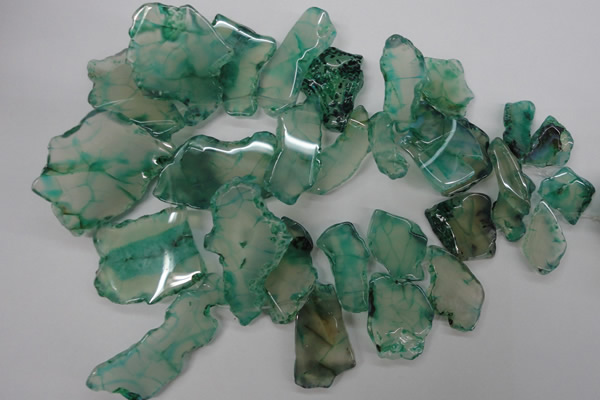 CNG8956 15.5 inches 15*20mm – 25*48mm freeform dyed agate beads