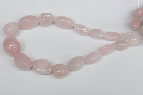 CNG97 15.5 inches 10*18mm - 18*25mm nuggets rose quartz gemstone beads