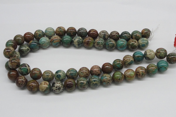 CNI06 16 inches 14mm round natural imperial jasper beads wholesale