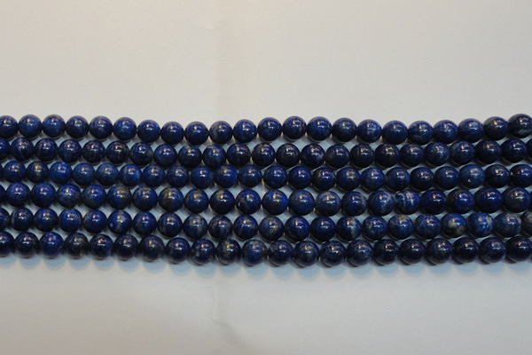 CNL1050 15.5 inches 7.5mm - 8mm round B grade natural lapis lazuli beads