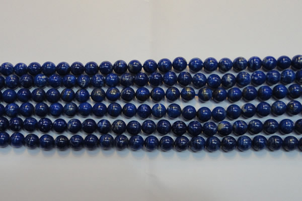 CNL1051 15.5 inches 7.5mm - 8mm round B+ grade natural lapis lazuli beads