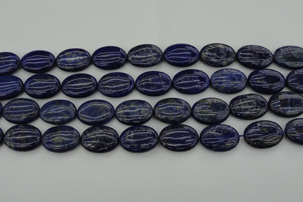 CNL1122 15.5 inches 18*25mm oval lapis lazuli gemstone beads