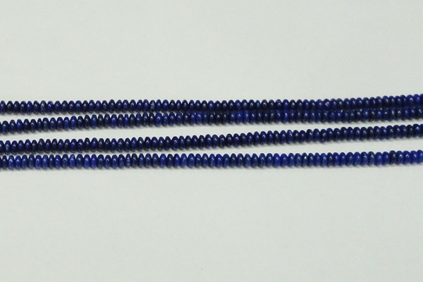 CNL1260 15.5 inches 2*5mm rondelle natural lapis lazuli beads