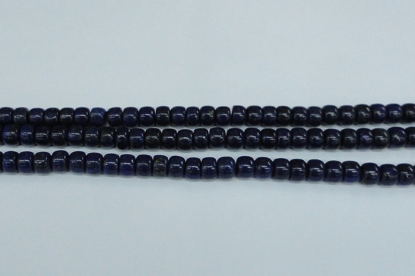 CNL1505 15.5 inches 6*9mm drum lapis lazuli beads wholesale