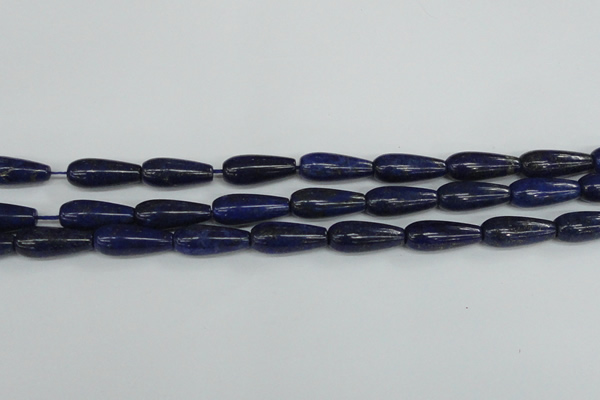 CNL1513 15.5 inches 10*30mm teardrop lapis lazuli beads wholesale