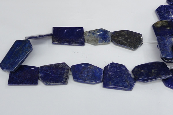CNL1515 15.5 inches 30*35mm - 35*45mm freeform lapis lazuli beads