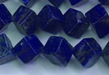 CNL1670 15.5 inches 7*7mm cube lapis lazuli gemstone beads