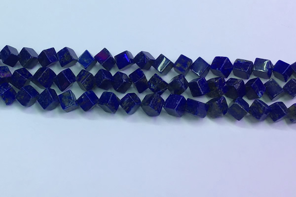 CNL1670 15.5 inches 7*7mm cube lapis lazuli gemstone beads