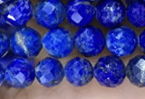CNL1715 15.5 inches 5mm faceted round lapis lazuli beads